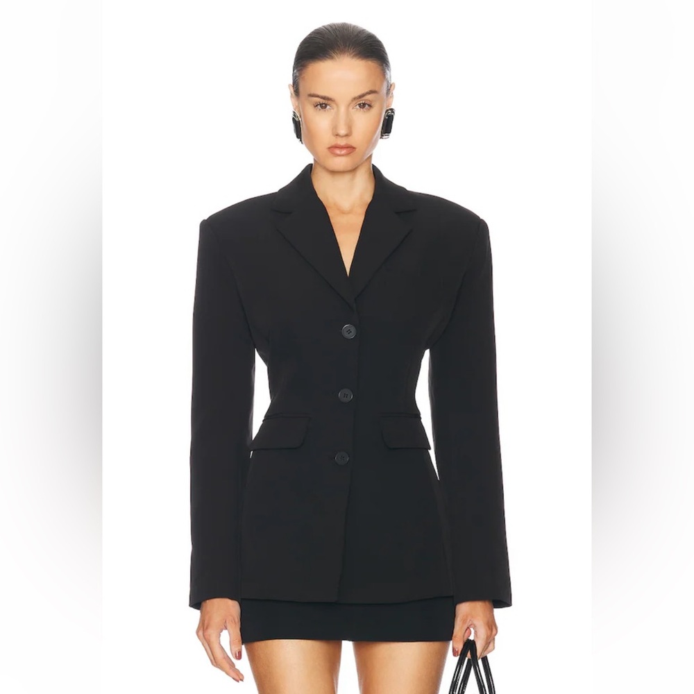 New Helsa Recycled Twill S Curve Jacket - size S